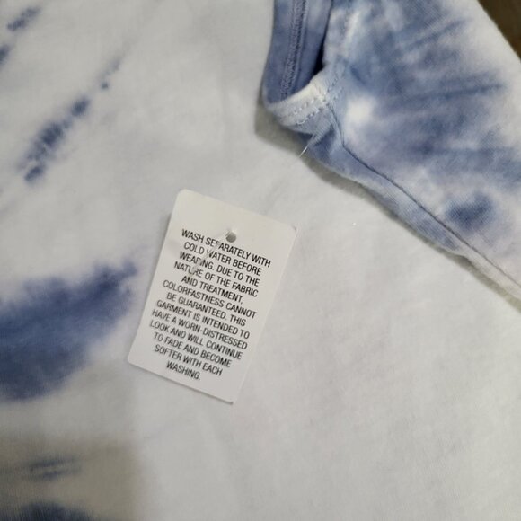 Taylor Swift SZ 4XL Eras Tour Tie Dye Tank Top Shirt Blue White - Picture 6 of 8